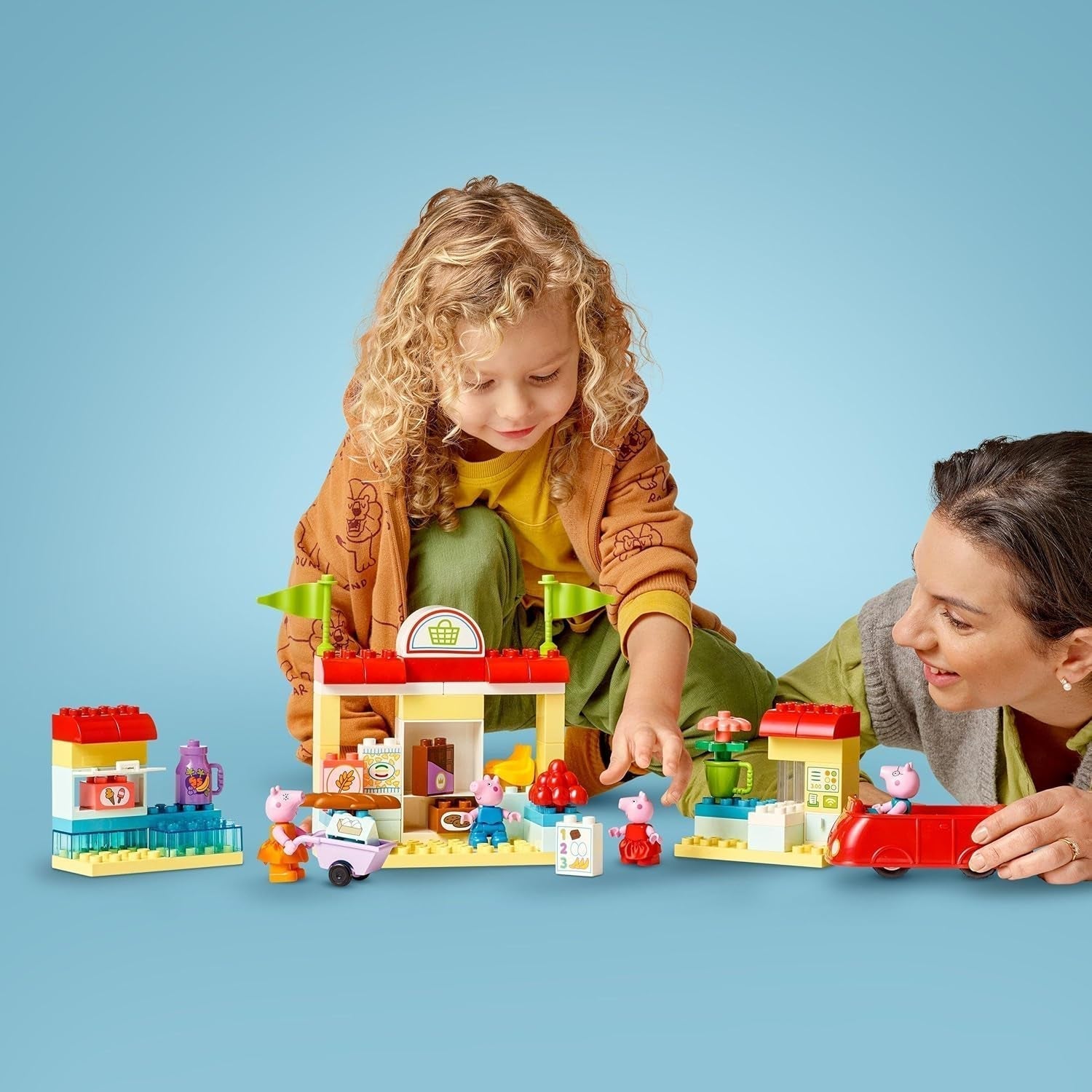 LEGO DUPLO 10434 Peppas Supermarkt: kreatives Lernspielzeug und Spielset, Geschenk für Jungen und Mädchen ab 2 Jahren, fördert die Geschicklichkeit. Bausets Besuchen Sie den LEGO-Store