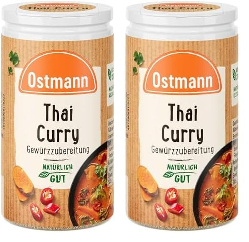 Ostmann Gewürze - Thai Curry Gewürzzubereitung | Nachfüllbare & recycelbare Verpackung | 40 g in der Streudose