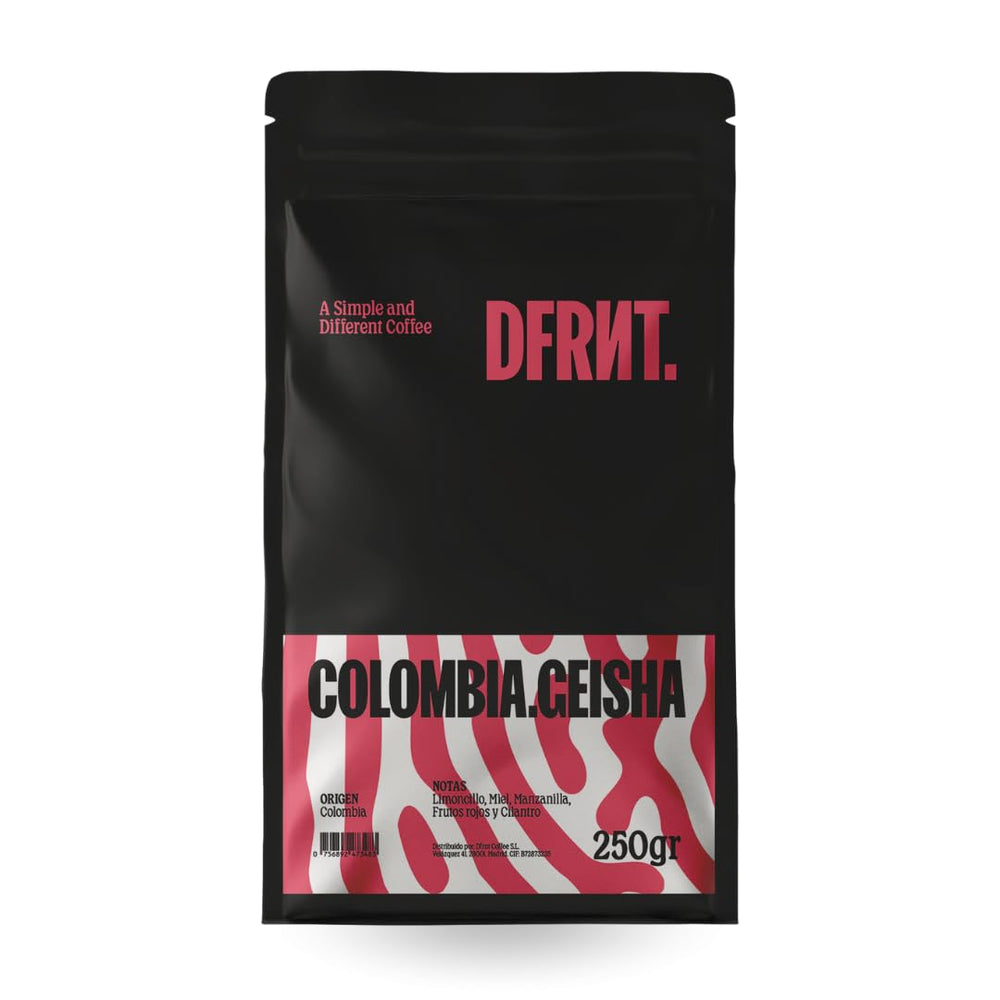 . Colombia Geisha 250 g – Limited Edition – Spezialitätenkaffee in Bohnen – 100% Arabica aus Kolumbien – Noten von Zitronengras und Honig – Frisch geröstet in Spanien
