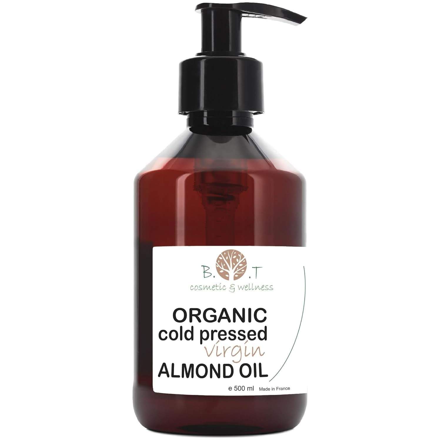 Reines BIO-Mandelöl, kaltgepresst, natürlich, 250 ml Kosmetik und Schönheit Naty Shop 500 ml Mandeln