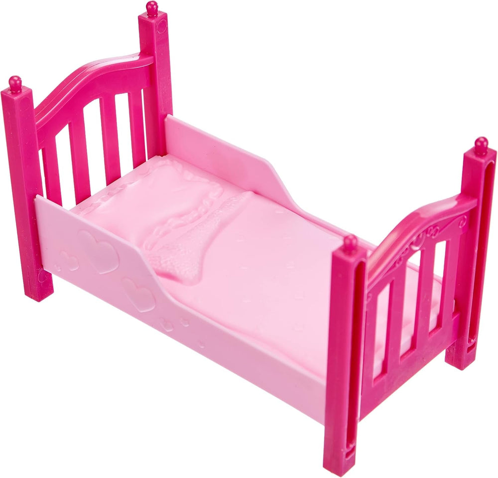Simba 105733407 - Evi Love Get Well, Puppe mit Windpocken, mit Farbwechsel, inklusive Schwamm zum gesund Machen, mit Bett, Ankleidepuppe, 12cm, für Kinder ab 3 Jahren