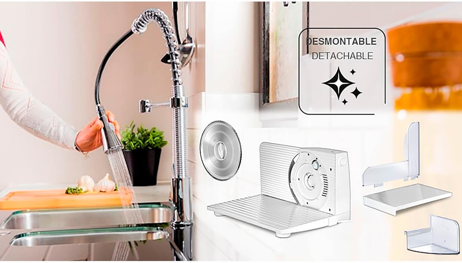 MPM MKR-05 Universeller elektrischer Allesschneider, einstellbare Schnittstärke bis 15 mm, 150 W. Aktenvernichter und Schneidemaschinen Naty Shop