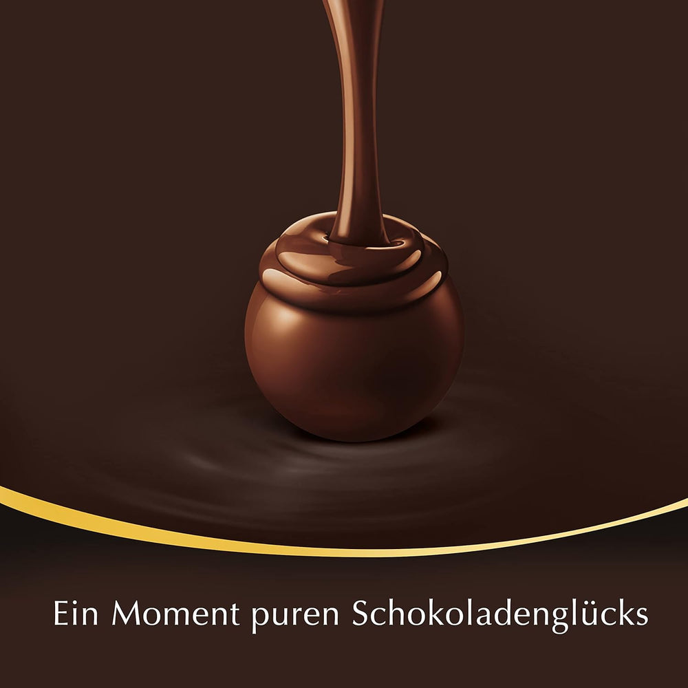 Lindor Schokokugeln 70 % extra dunkler Kakao | 137g Beutel | Ca. 10 Kugeln feiner Zartbitterschokolade mit zartschmelzender Füllung | Geschenk aus Schokolade | Schokoladengeschenk
