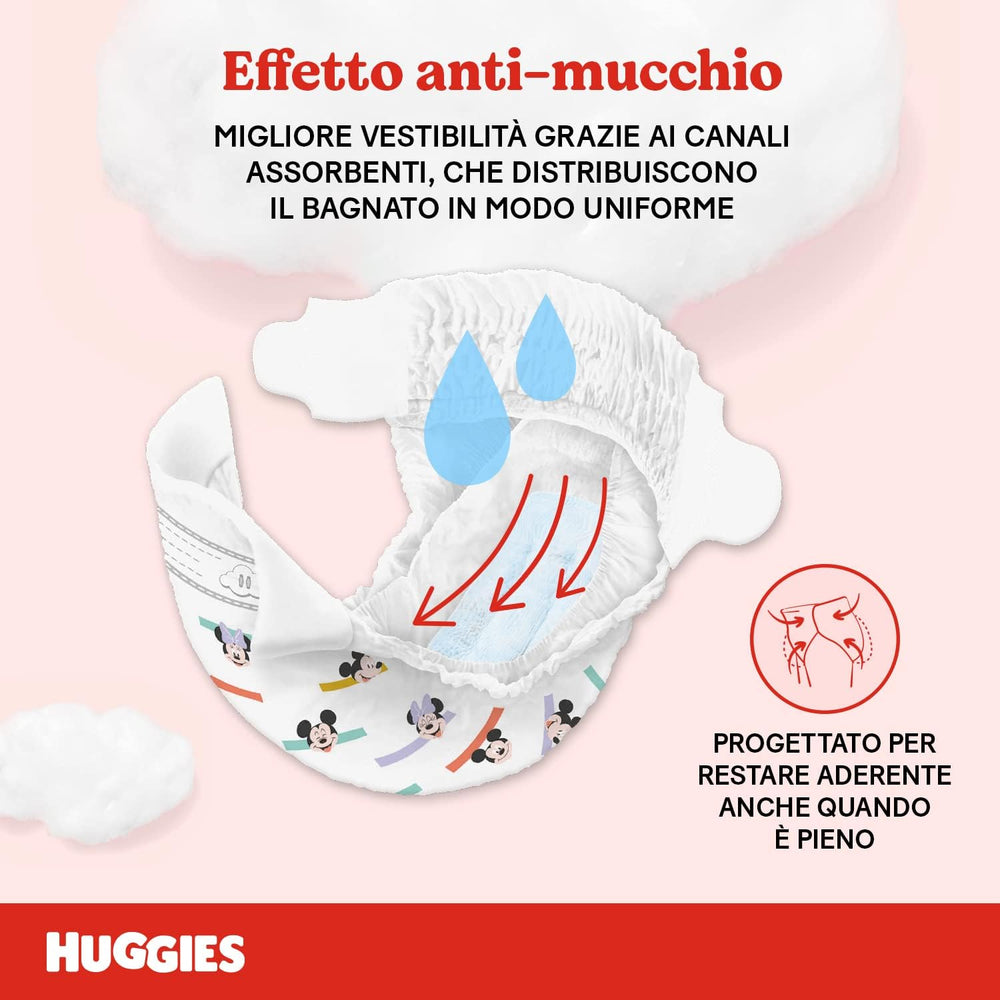 Huggies Ultra Comfort Windeln, Größe 4 (7–18 kg), Disney-Design, Vorteilspackung, 150 Stück