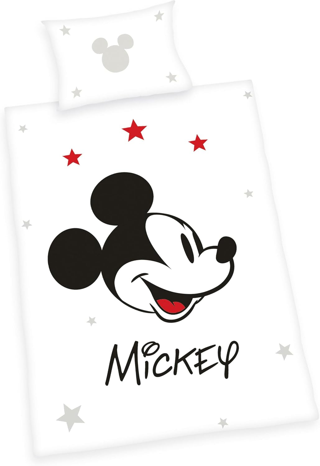 Bettwäsche Mickey Mouse, wendbar, 100 % Baumwolle. Bettwäsche – Kinder Naty Shop Default Title