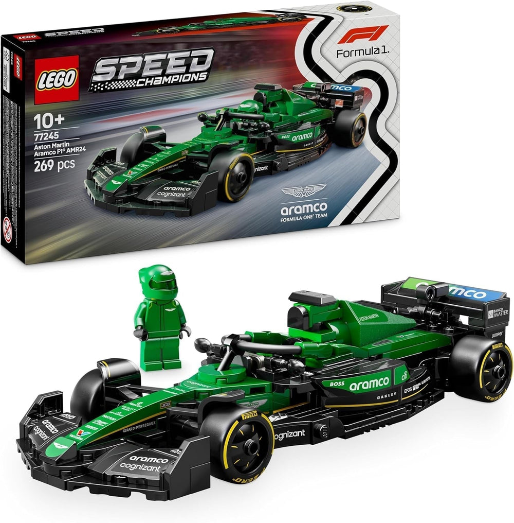LEGO Speed Champions Mercedes-Amg F1 W15 Rennwagen – Formel-1-Minifiguren-Spielzeug – Automodell zum Sammeln und Bauen – Geschenk für Jungen und Mädchen ab 10 Jahren oder erwachsene Fans 77244 Bausätze Besuchen Sie den LEGO-Store Aston Martin Aramco F1 Amr24 Rennwagen 77245
