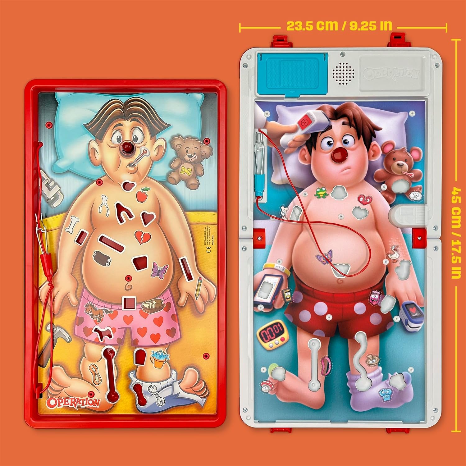 Elektronisches Brettspiel Operation im Versandkarton