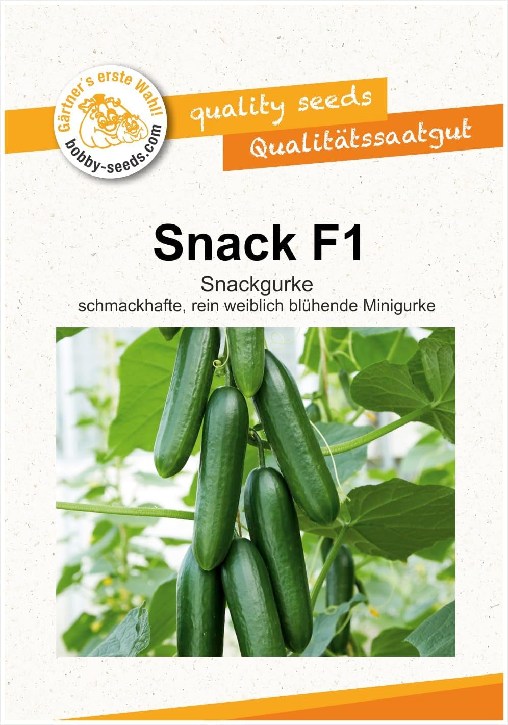 Superstar F1 Gurkensamen Von Bobby-Seeds Portion