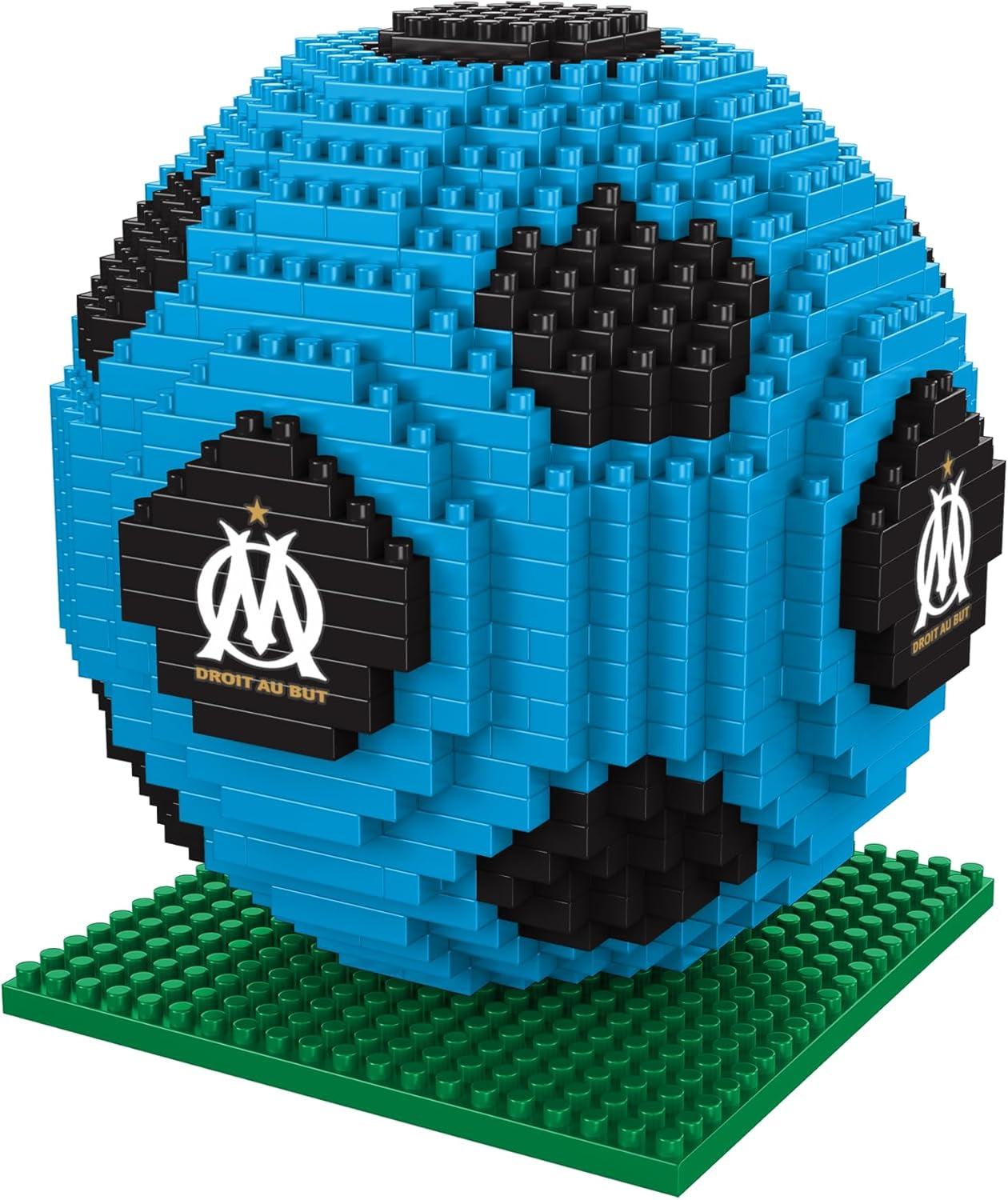 FOCO Offizielles Lizenzprodukt Manchester City FC BRXLZ 3D-Fußball-Konstruktionsspielzeug Modell In alternativer Teamfarbe