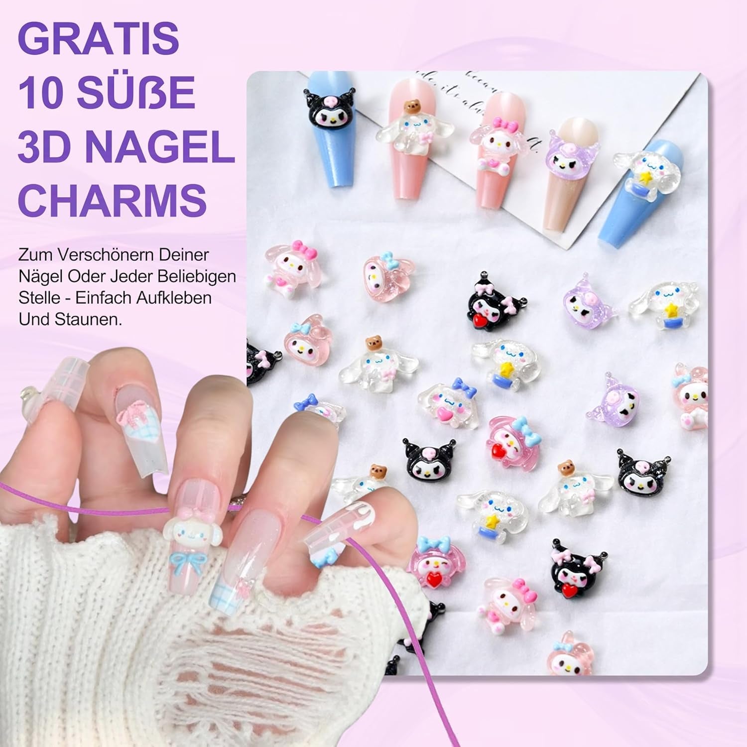 Set 420 de unghii false - Unghii tip balerina cu gel moale, acoperire completă, unghii artificiale cu gradient alb nud pentru lipire, unghii false pentru arta unghiilor (Ballerina White Nude)