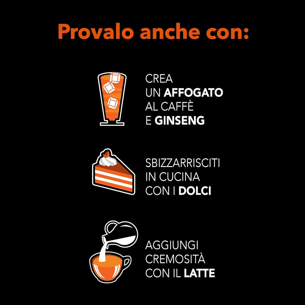 - 1 Verpackung mit 500 Gr Ginseng mit Brauner Rohrzucker-Löslichem Kaffeepulver zum Süßen, Ideal zum Hinzufügen zu Heißem Wasser, Glutenfrei, Laktosefrei und Gentechnikfrei