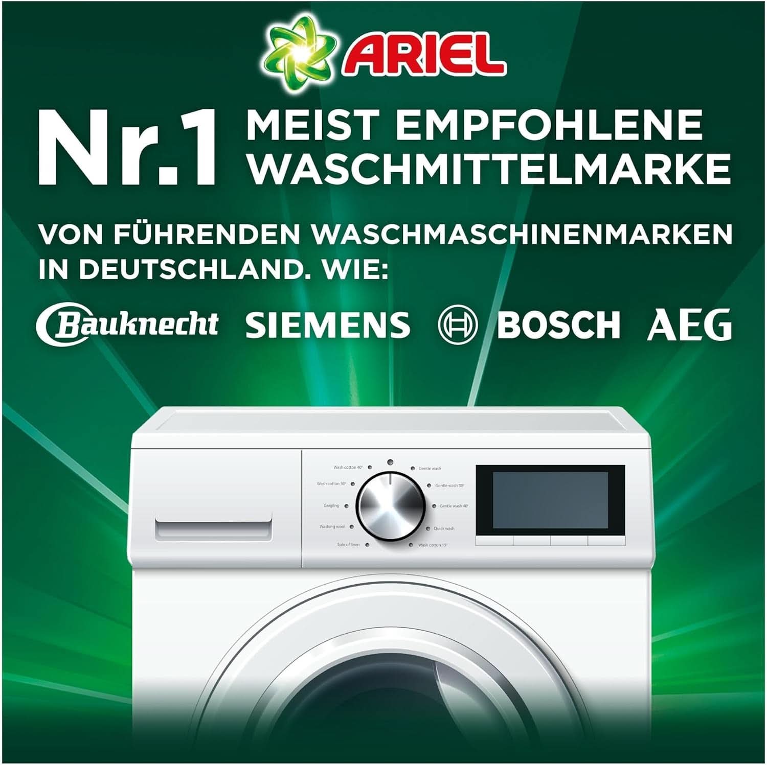 Ariel Flüssigwaschmittel, 100 Waschladungen, Colour+ Naty Shop