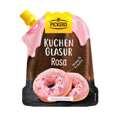 Kuchenglasur, Rosa-, Beeren- und Himbeergeschmack, 125 Gramm Glasuren und Dekor Naty Shop