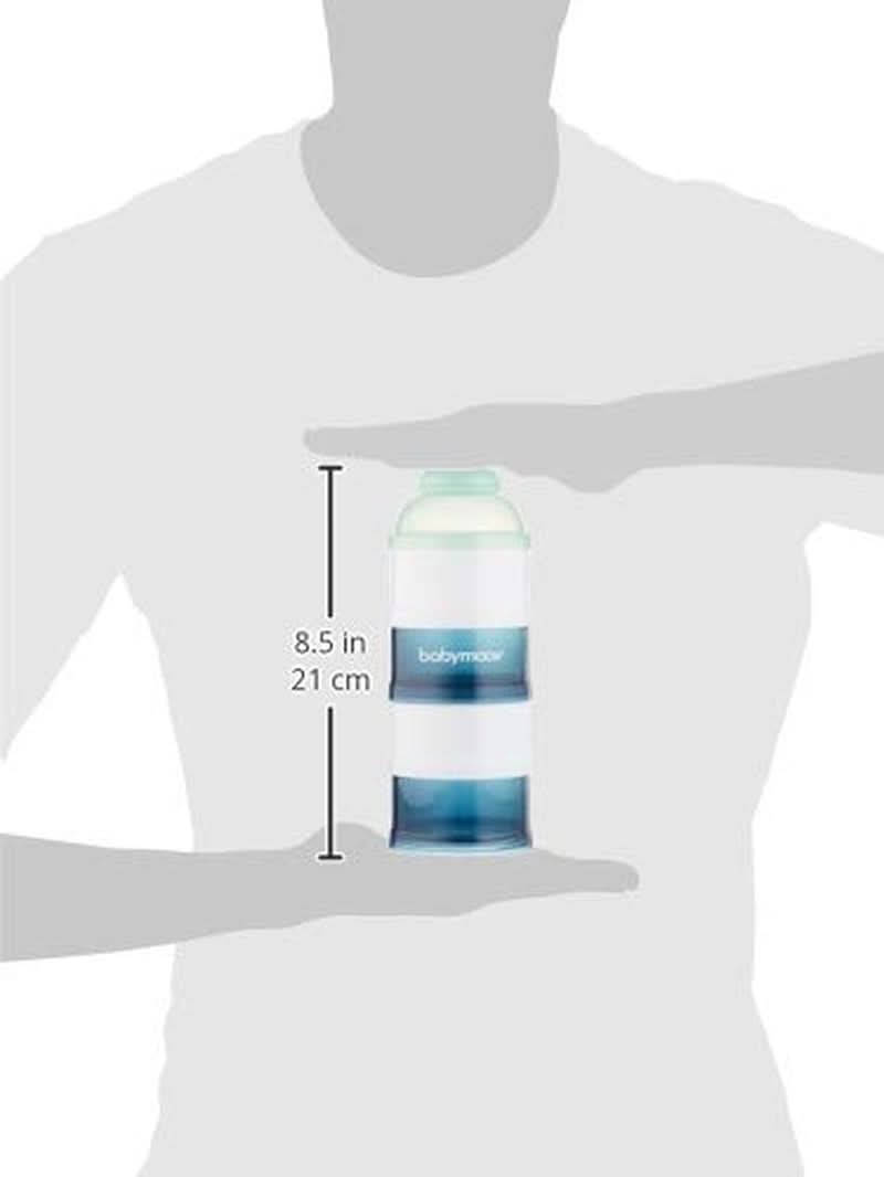 Babymoov Milchpulver-Portionierer, Arctic Blue, 4 Fächer Zubehör Essen und Stillen Bebe Naty Shop