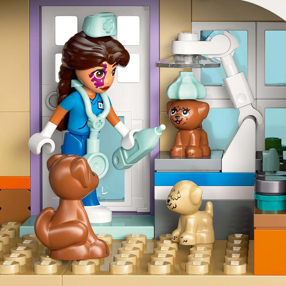 LEGO Friends Veterinärschrank für Pferde und Haustiere, Bau- und Spielset für fantasievolles Rollenspiel mit 3 Minifiguren und 5 Tierfiguren, Geschenkidee für Mädchen ab 7 Jahren 42651 Bausets Besuchen Sie den LEGO-Store