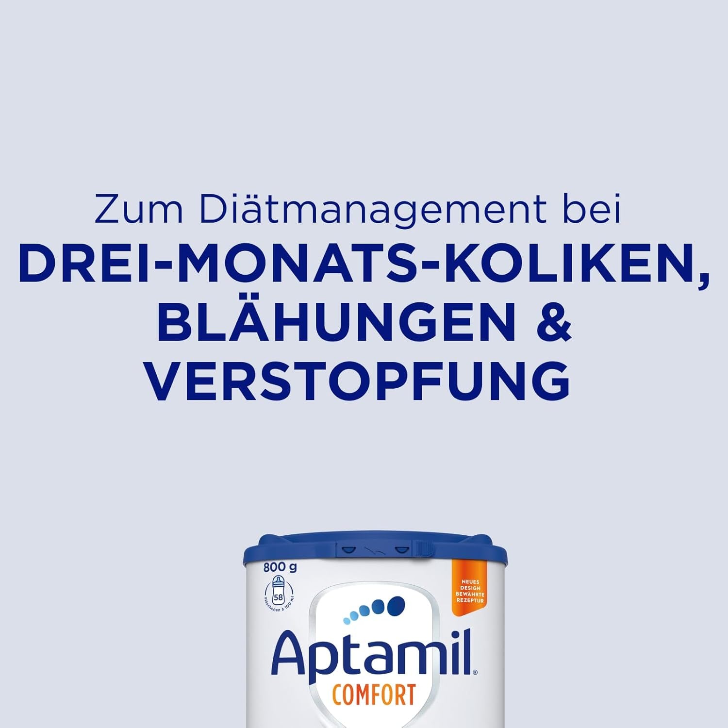 Aptamil Comfort – Spezialformel ab der Geburt – 1 x 800 g