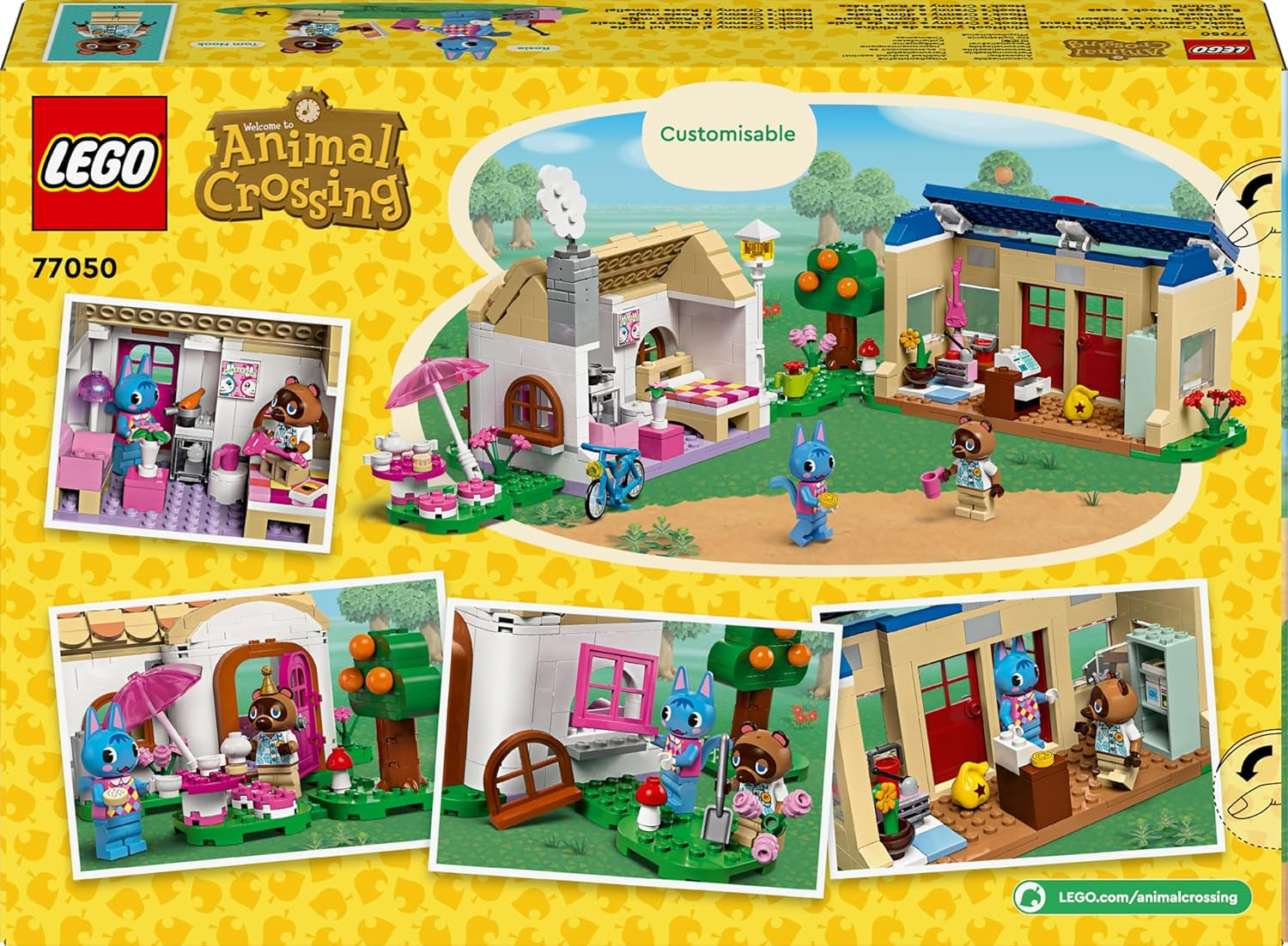 LEGO Animal Crossing Nook's Shop und Sophie's House Set, kreatives Spielzeug für Kinder mit 2 Minifiguren aus der Videospielserie, Geschenk für Mädchen und Jungen ab 7 Jahren 77050 Bausets Besuche den LEGO-Store