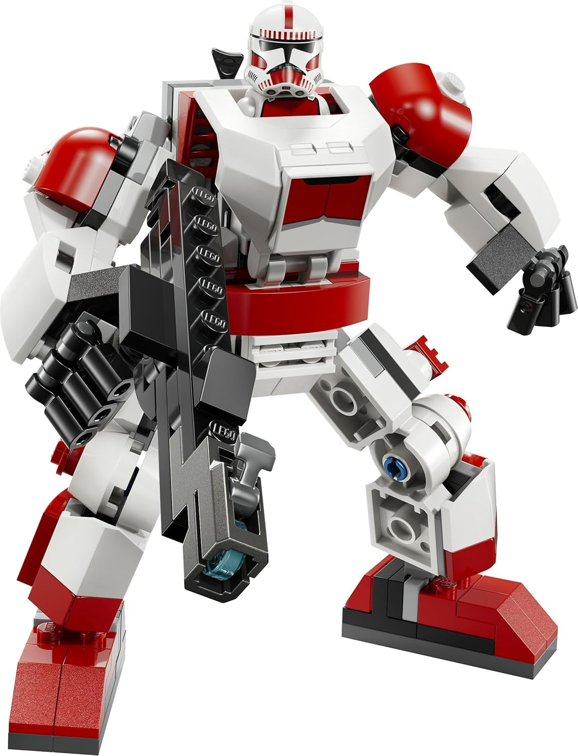 LEGO Star Wars 75448 Klon-Schocktruppen Mech – Bewegeliche Actionfigur mit Blastergewehr & Minifigur – Modellbau für Kinder – Geschenk für Jungen ab 6 Jahren & Star-Wars-Fans