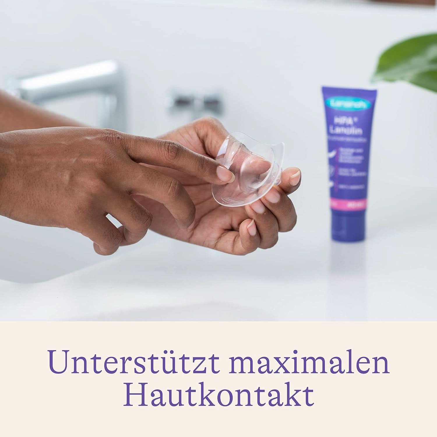 Lansinoh Stillhütchen 20 Mm (Größe 1), 2 Stück inkl. Aufbewahrungsbox - Angenehmes Tragegefühl - Trotz Anlegeschwierigkeiten Weiter Stillen Zubehör Essen und Stillen Bebe Naty Shop