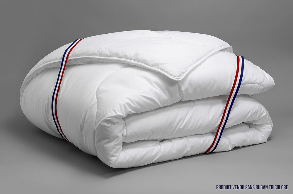 Decke, gemäßigt, synthetisch, 220 x 240 cm, für Doppelbett, Amazon-Decke, milbendicht und flauschig, recycelte Faser, maschinenwaschbar bei 40 ° C Bettdecken und Steppdecken Naty Shop