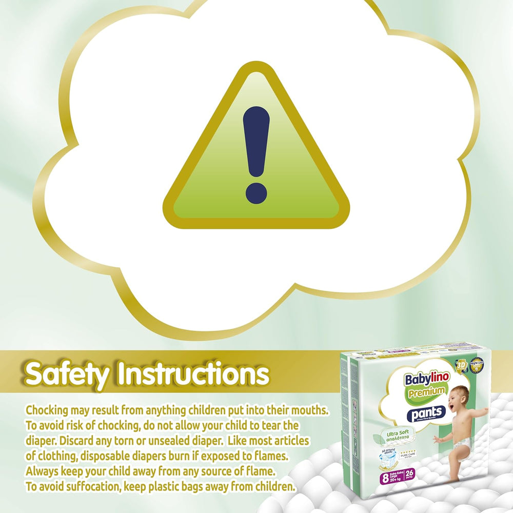 Premium-Hose Größe 8 mit Ultra-Soft-Filter, XXL (20+ kg), 104 Stück