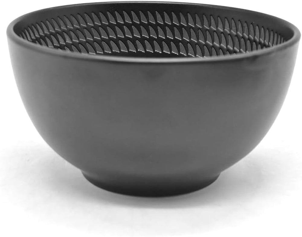 ECHTWERK 30-Teiliges Vintage Kombiservice "Blackstyle" Modern-Design, Für 6 Personen, Geschirrset Aus Steingut Mit 6 X Speiseteller, 6 X Beilagenteller, 6 X Schüssel, 6 X Teetassen, 6 X Suppenteller Tableware Sets Naty Shop