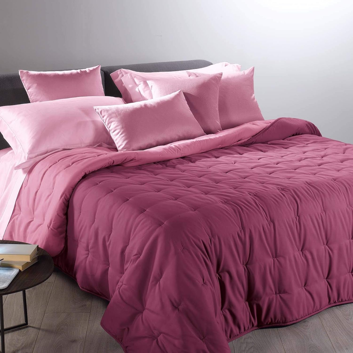 Caleffi - Calduccia My Colour Unicoloured Bordeaux Plapumi si pilote Naty Shop Titlu implicit