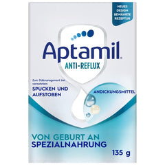 Aptamil Anti-Reflux – Komplette Formel von Geburt an, diätetische Behandlung, Erbrechen und Aufstoßen, Babynahrung, Milchpulver, 6 x 135 g