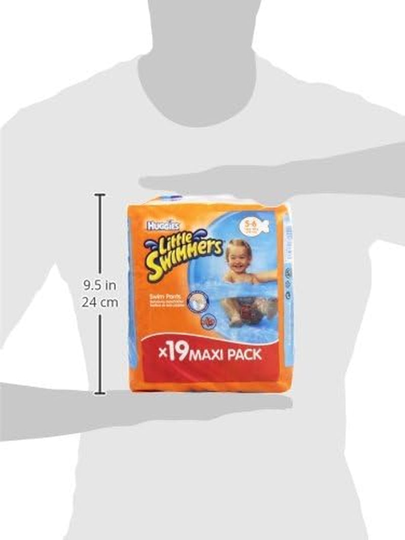 Huggies Little Swimmers Schwimmwindeln Größe 5/6 (12–18 kg), 1 Packung mit 19 Stück