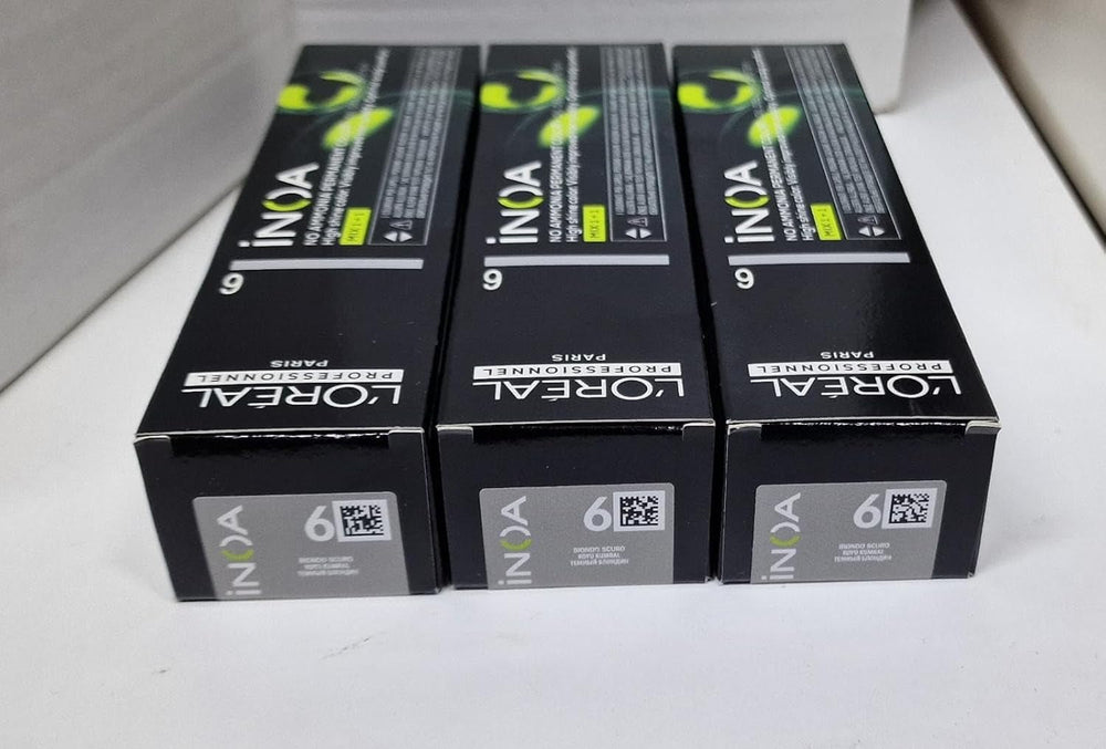 L'Oréal Professionnel INOA Colorație oxidativă fără amoniac 4 maro mediu, 1 pachet, (1x 60 ml)