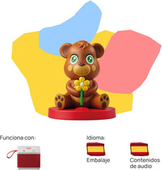 Figură sonoră de - Cântând și dansând cu copiii - Muzică, cântece și sunete - Jucării, conținut educațional, în spaniolă, pentru fete și băieți de toate vârstele Jucarii Bebe Naty Shop