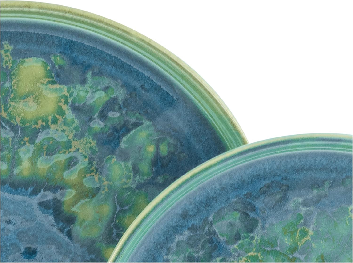 Creatable, 22447, seria Yuki, set de veselă pentru 2 persoane, set de farfurii din gresie, potrivit pentru mașina de spălat vase și cuptorul cu microunde, fabricat în Europa