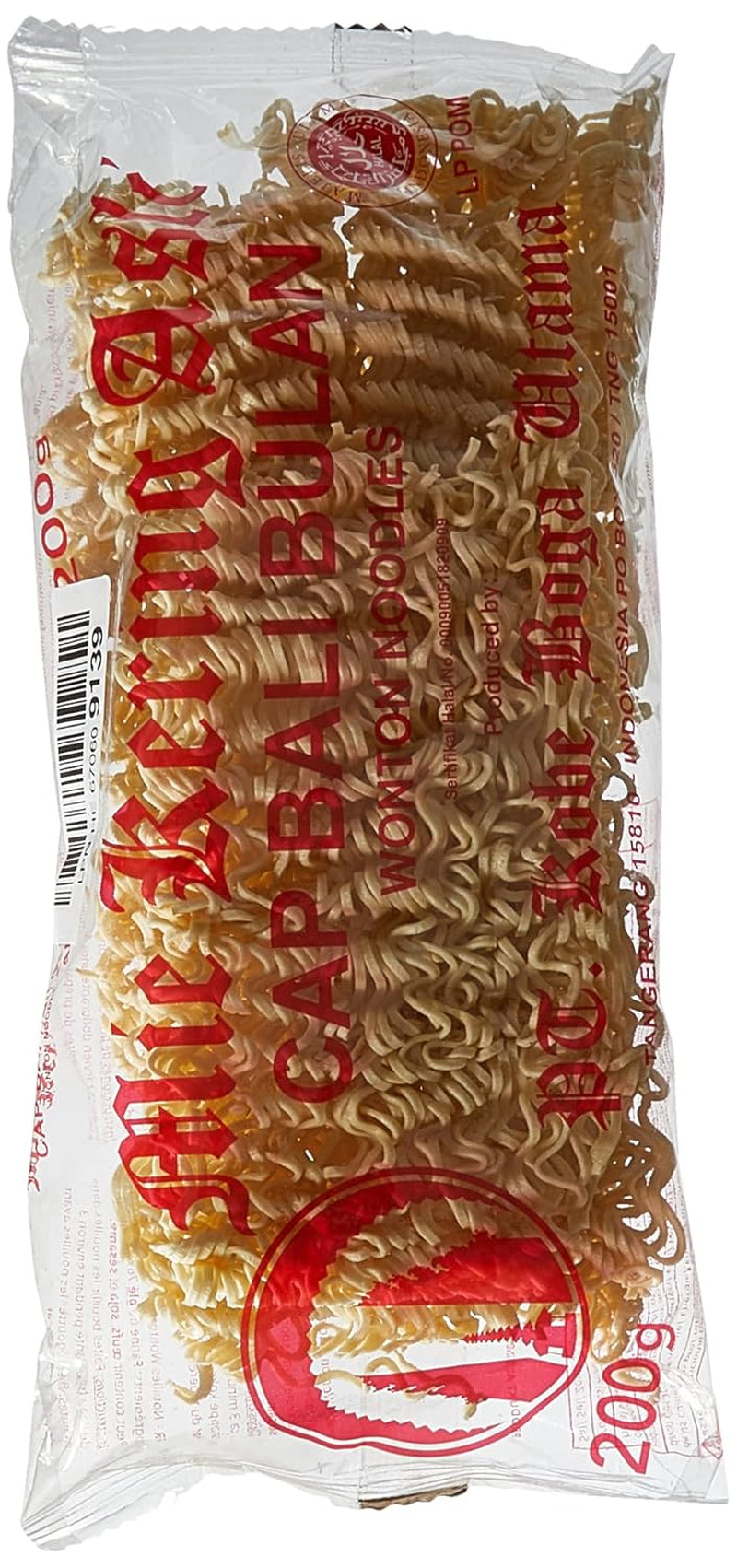 Mie Kering Asli Wonton-Nudeln, 200 g