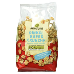 Fulgi și ovăz organic crocant, 375 grame Cereale Naty Shop Set 6 x 375 grame Îndulcit cu sirop de orez