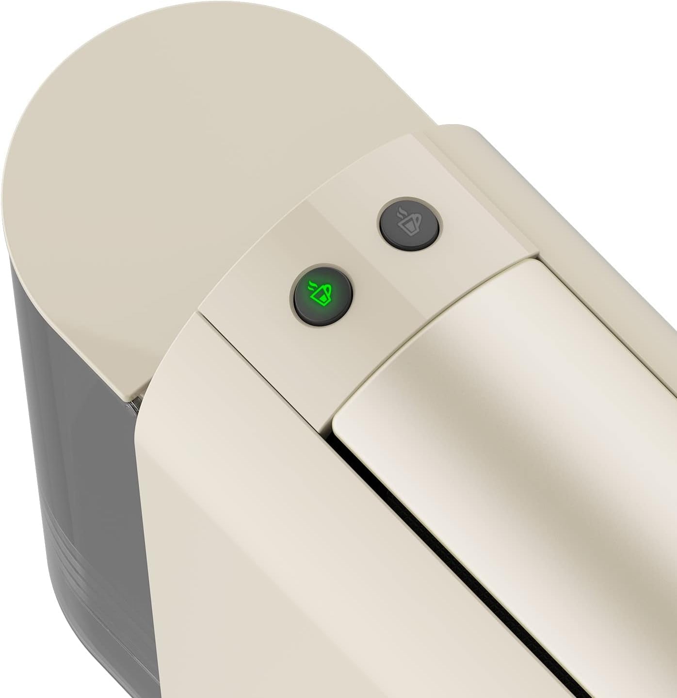 Bialetti Gioia, espressor pentru capsule de aluminiu, super compact, rezervor de 500 ml, 50% plastic reciclat, culoare taupe