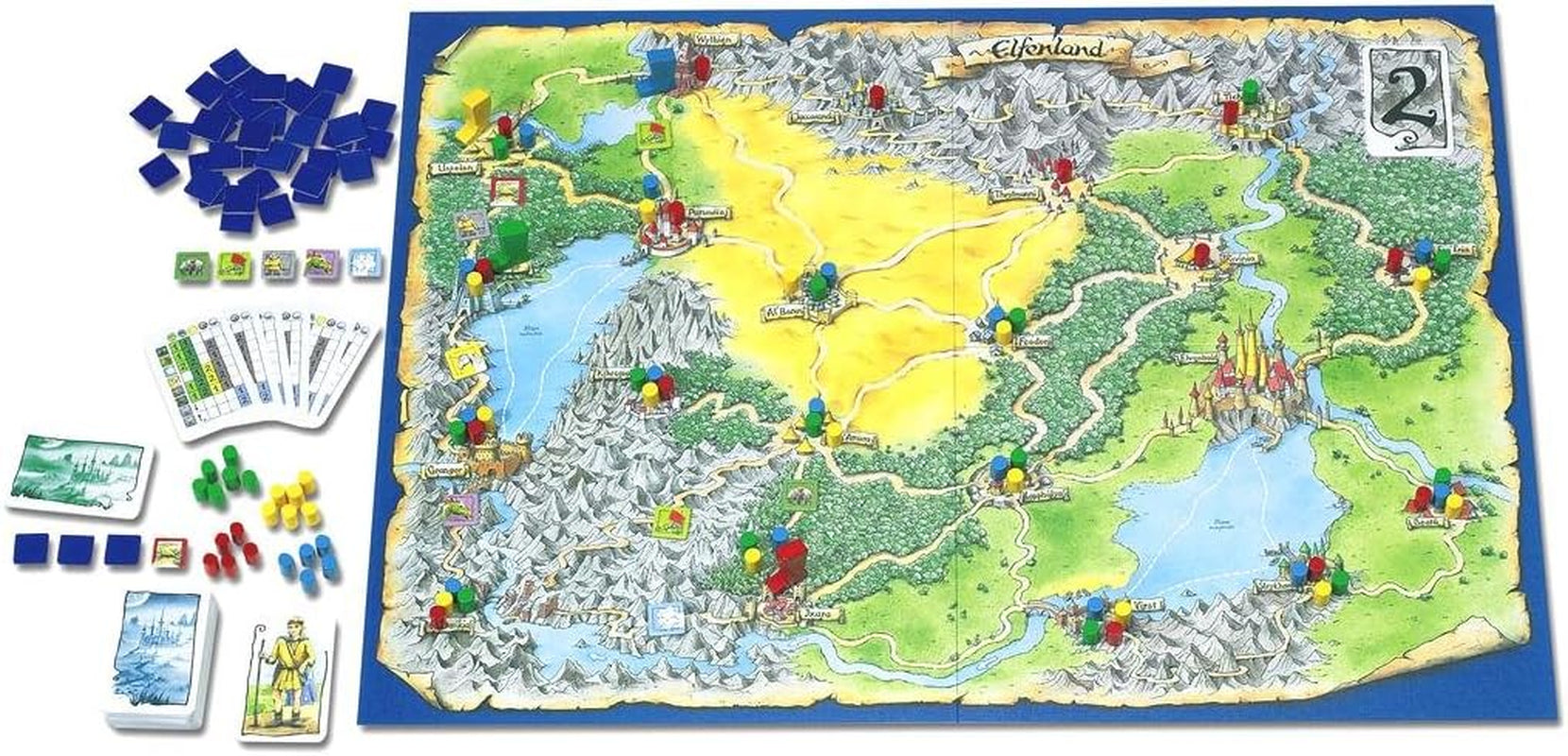 AMI02610 – Elfenland, Brettspiel, ab 10 Jahren