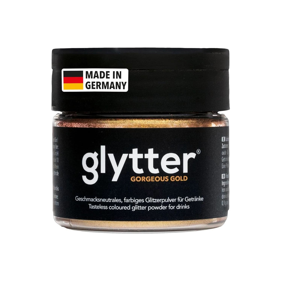 Glytter, essbarer Glitzer für Getränke und Flüssigkeiten, 10 Gramm Glitzer Naty Shop