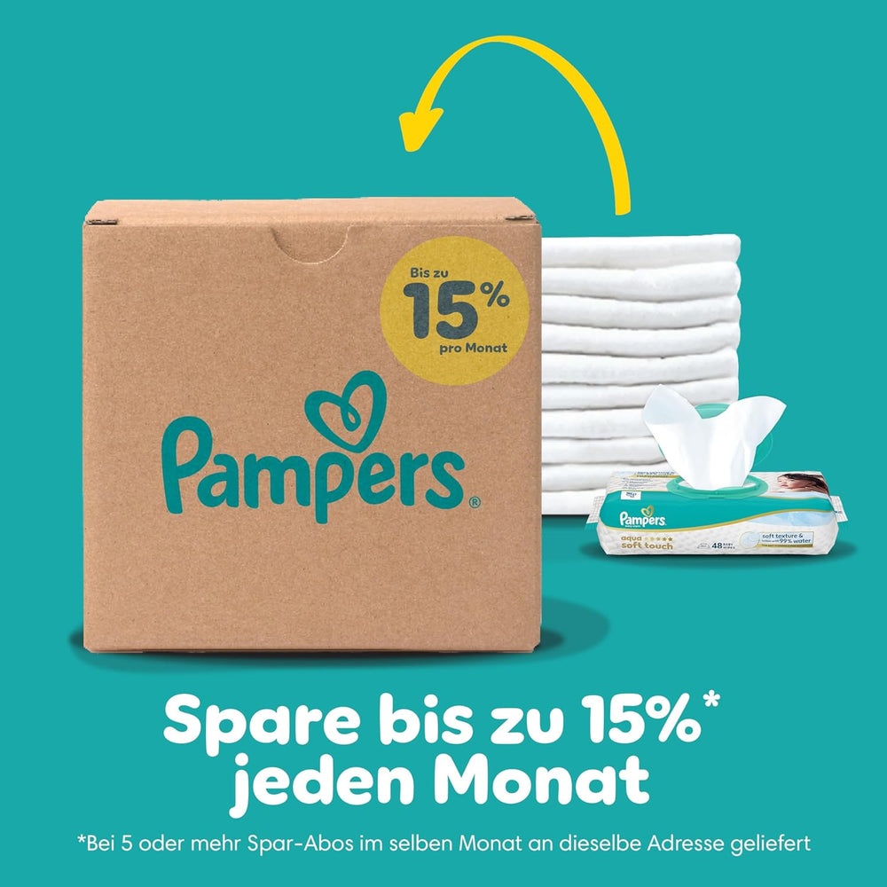 Pampers Baby-Dry Puppy Patrol Edition Windeln, Größe 4, 222 Windeln, 9 kg – 14 kg, bis zu 100 % Auslaufschutz und Komfort die ganze Nacht