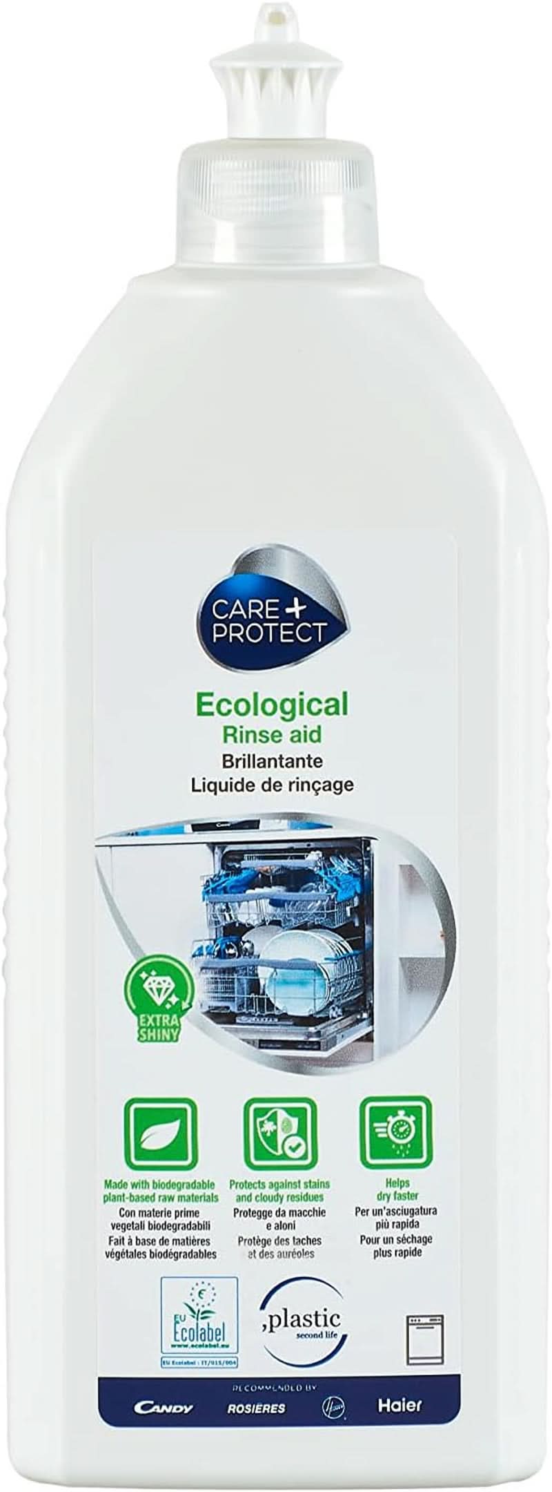 CARE + PROTECT – Ökologisches Gel für die Spülmaschine, hypoallergen, 650 ml Naty Shop Geschirrspülmittel