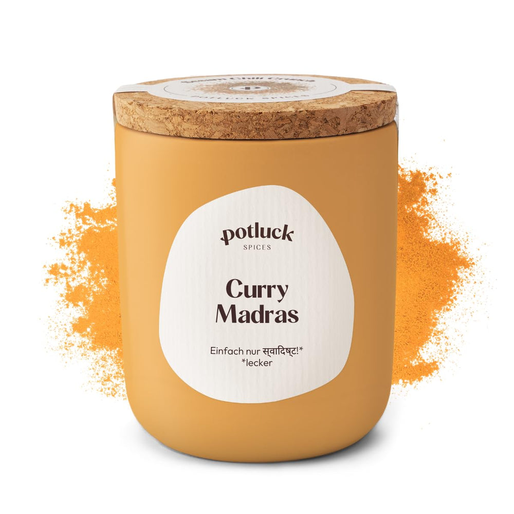 Potluck | Umami Crunch | Würzmischung im Keramiktopf | 75 g | Vegan, glutenfrei und mit natürlichen Zutaten