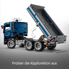 LEGO Technic Kipplaster Spielzeug mit Lenkung und beweglicher Kippmulde - blaues Baufahrzeug - Geschenkide zum Geburtstag oder für die Holiday - Bauset für Jungen und Mädchen ab 9 Jahren 42203