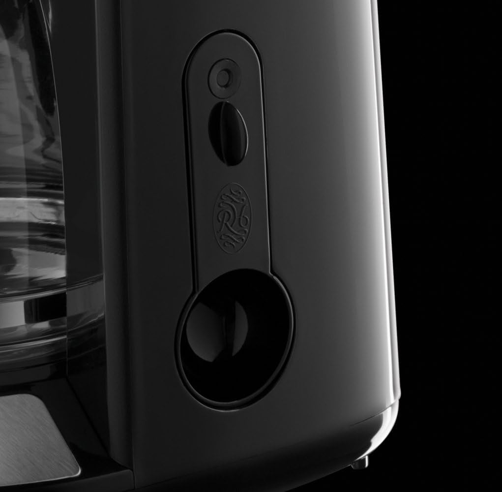 Cafetieră Russell Hobbs [Cap de duș pentru extracție și aromă optime] Adventure (1 până la 8 cești, carafă termică de 1,0 l, oprire automată, sistem anti-picurare, 1100 W) Cafetieră cu filtru 24020-56