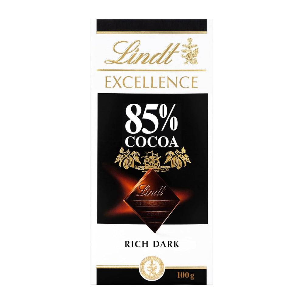 Lindt-Schokolade | Riegel EXCELLENCE 85 % Kakao | 100g | Extra dunkle Schokolade | Veganer Schokoriegel