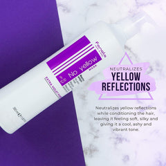 Fanola No Yellow Mask - tratament de îngrijire, 1 litru Masca de par Naty Shop