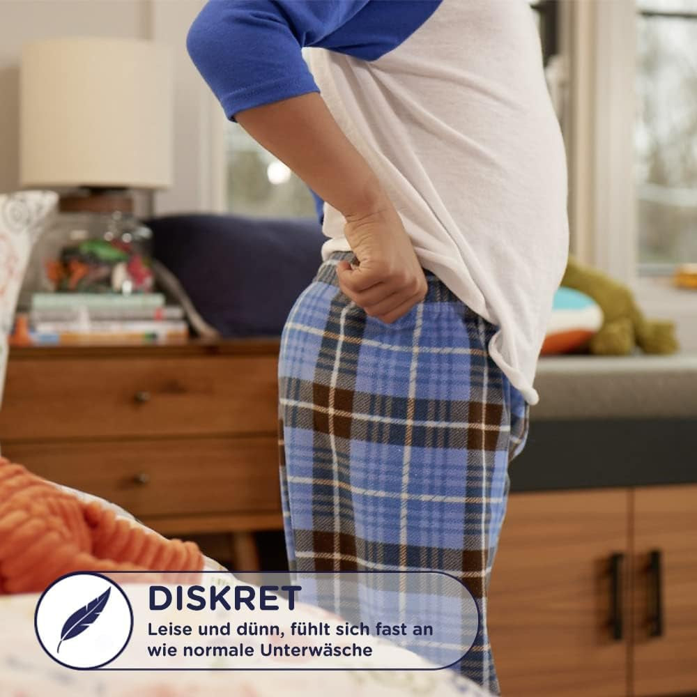 Huggies DryNites Nachtbettnässer-Windeln, Jungen 13–ca. 17 Jahre (48–60 kg), 33 Stück (3 x 11), Jumbo-Monatspackung, XL-Slips