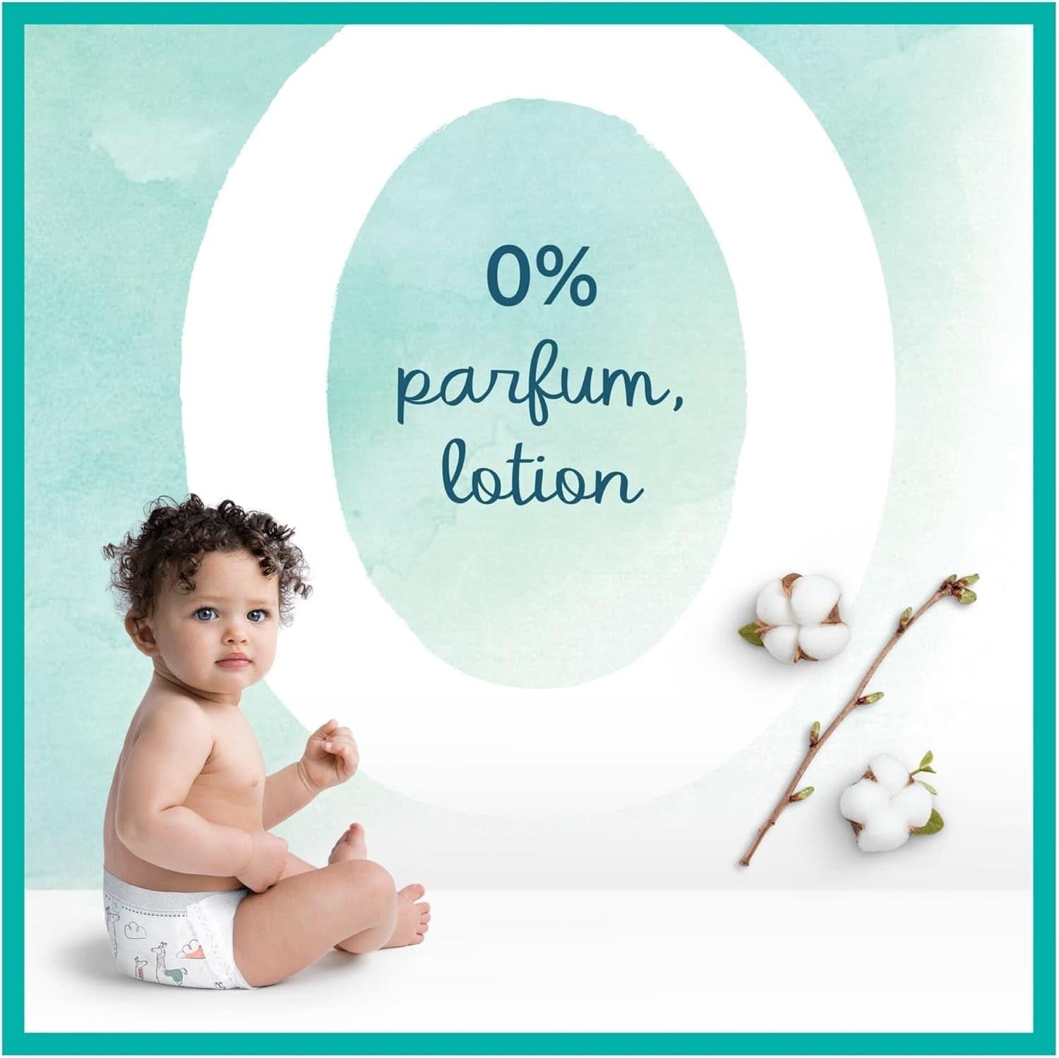 Pampers Harmonie Windeln, Größe 6, 58 Windeln, 13 kg +, weicher Hautschutz und 100 % saugfähig. Mutter und Kind Naty Shop