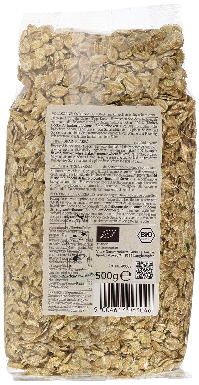 Verival Uralte Getreideflocken – Bio, 6er Pack (6 x 500g)
