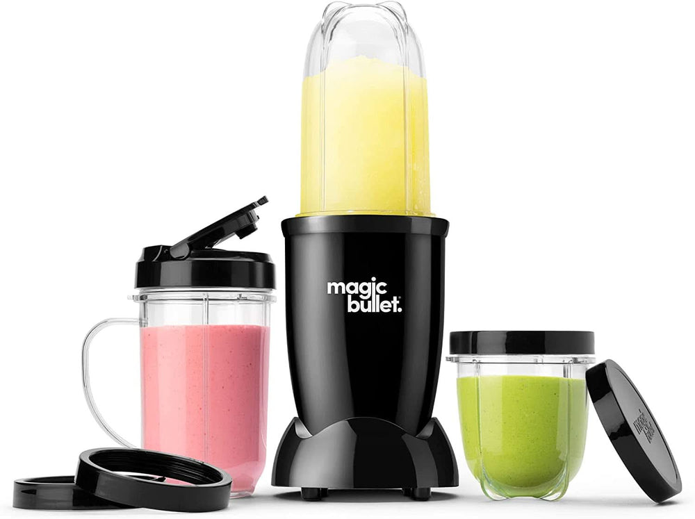 Magic Bullet, elektrischer Mixer, 200 Watt, Kitchen Naty Shop, schwarze Verpackung mit Zubehör