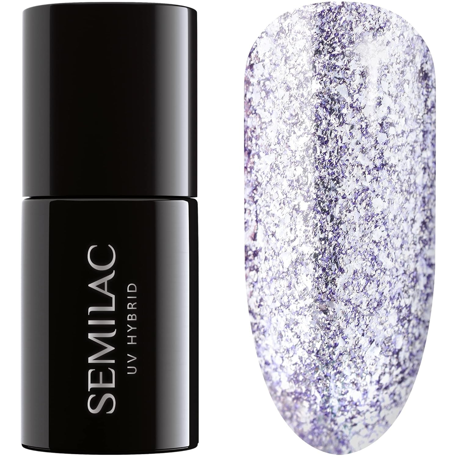 Semilac UV Nagellack Hybrid 404 Black Beans Muffin 7ml Kollektion Tastes of Fall