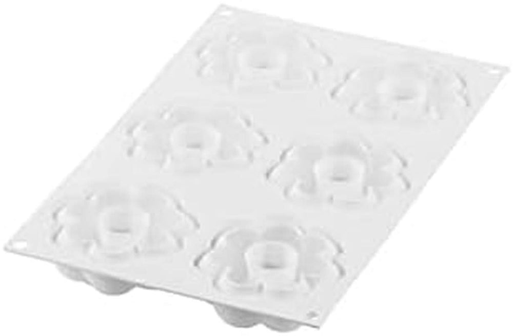 Silikomart, Silikon-Trüffelkronenform Ø 8,2 x H 2,9 cm, 6 Mulden, 90 ml Kitchen Naty Shop